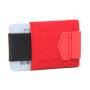 Slim front pocket elastic leather card holder customized elastic card holder wallet