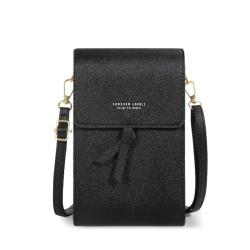 Korean Version Ladies Mobile Phone Bag Wallet New Touch Screen Coin Purse with Single Strap Fashionable Long Hand Satchel
