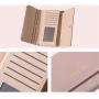 Customs Wallet PU Leather Carteras Mujer Multi Card Wallet Para Mujeres Bolso Bolsas Horizontal Square Shape Letter Purse