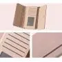 Customs Wallet PU Leather Carteras Mujer Multi Card Wallet Para Mujeres Bolso Bolsas Horizontal Square Shape Letter Purse