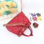 Super product fashion ladies bag playful personality women handbag with belt soft PU leather tote bag top shoulder bag 33cm 2024