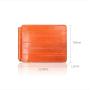 Billeteras Luxury Designer Custom Genuine Eel Skin Wallet Slim Mini Card Package Business Unisex Leather Money Clip Wallet