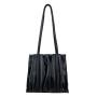 Wholesale large capacity Ruched luxury shoulder bags ladies High Quality pu leather handbag fashion Retro women's tote bags