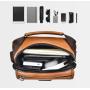 XL347 Best-selling Vintage Men's Shoulder Bag Daily Life Multi-layer Large Capacity Handbag Wear-resistant Durable Leather Bag