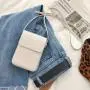 Hot Sale 2023 New Women's Leather Bag Hard Solid Color Small Square Shoulder Bag Simple Casual Portable Lady Crossbody Sling Bag