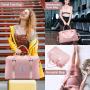 JFFD Weekender Overnight Carry on Duffel Bag with Toiletry Purses Shoulder Tote Gym Bag Cheap Travel Luggage Bags for Women