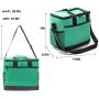Customizable Insulated Food Containers Lunch Bag for Office Picnic School Waterproof Reusable Women and Men Shoulder Bag CANS