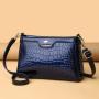 2024 New Luxury Design Small Square Bags for Women Fashion Single Crossbody Shoulder Bag Women's Lacquer Leather Messenger Bag
