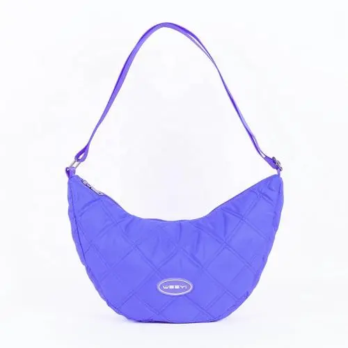CHANGRONG Custom Winter Large Capacity Fashion Soft Cotton Ladies puffer Shoulder tote bag