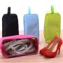 SN035 Waterproof Travel Shoe Bag Transparent Shoe Box Oxford Household Portable Storage Shoe Bag for Travel