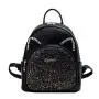 Cute Crystal Diamond Glitter Backpack  For Girls New Fashion Waterproof PU Leather Ladies Designer Bags Cartoon Pattern
