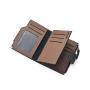 XL023 Vertical with Buckle Men Wallet Luxury Classic Long Style Card Holder Wallet For Men American Style Young Person Purse