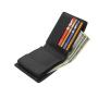 Full Grain Genuine Leather Short Card Holder Wallet Mens Leather Bifold Wallet