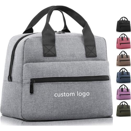 Gelory Custom Wholesale Insulated Lunch Tote Bag Box Custom Logo Lunch Cooler Container Bag for Women/Men/Work/Picnic