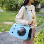 ZR351 Cat Bag New Pet Bag One Shoulder Crossbody Handheld Breathable Pet Outgoing Backpack Folding Pet Space Bag