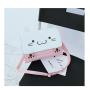 Japanese stylish embroidered cat messenger bag custom personality leather flip cover shoulder bag