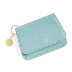 XL173 Genuine Leather Korean Style Women's Short Wallet Ladies Coin purse Hot Sell Small Card Holder rfid multi-card