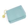 XL173 Genuine Leather Korean Style Women's Short Wallet Ladies Coin purse Hot Sell Small Card Holder rfid multi-card