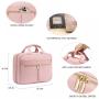 Waterproof Travel Makeup Bag with Hanging Hook Travelling Essentials Cosmetic Bag Travel Organizer Toiletry Bag for Women