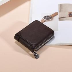 Business men's short wallet, multi-functional, fashionable and trendy clip, all-material men's multi-card slot coin purse