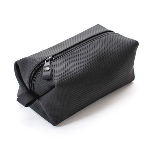 Cosmetic travelling bag travel organizer leather zipper bags
