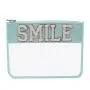 Low MOQ Custom Logo Variety Color Girl Personalized DIY Clear PVC Letters Skin Beauty Snack Chenille Bag