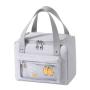 Eco Bento box Large Waterproof Children Oxford logo cooler Tote Aluminum Foil picnic school kid lunch bag insulated