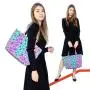 LOVEVOOK Designer Luxury Tote Hand bags Set Geometric Luminous reflective Bag Women Ladies Geometry purse and Handbags
