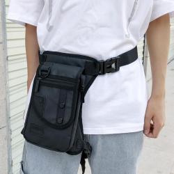 ZR584 Hot Selling Waist Leg Bag Unisex Ride Shoulder Sports Travel Waterproof Crossbody Bag Solid Color Nylon Outdoors Chest Bag
