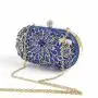 New arrival rhinestone clutch bag golden ladies purses diamond flowers clutch handbag wedding party evening bags
