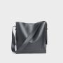 2024 New Fashion Custom Large Capacity Ladies Brown Leather Handbags Shoulder Crossbody Bucket Bags For Women The Tote Vintage