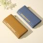 New Women's Long Solid Color Multi Card Wallet