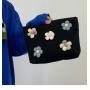 New Daisy Large Capacity Portable Cosmetic Bag Female Flower Dust Storage Bag Women Makeup Bag