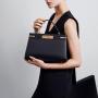 OEM OEM High Quality Pu Leather Womens Handbags Shoulder Bags Custom Genuine Leather Vegan Female Fashion Black Ladies Hand Bags