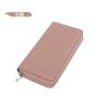 Custom Carteras Rfid Men Genuine Leather Long Card Wallet Anti Rfid Blocking Card Holder For Man