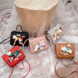 Customs Handbag Cover Lichee Pattern Ladies China Supplier Fashion Bag Pure Color Shoulder Crossbody Bag For Pu Leather