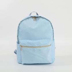 New Trend Design Nylon Backpacks travel Large Capacity Casual Shopping Back pack Kids Chenille Patch School Backpack Outdoor Bag