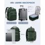 LOVEVOOK 40L Large carry on camping hiking backpack bag for outdoor Airline Approved Weekender sports travel  laptop backpacks