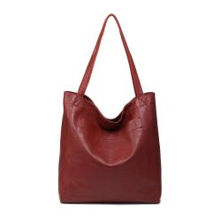 2024 Custom High Capacity Vegan Leather Women Luxury Tote Bag For Casual Shopping Weekend