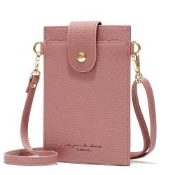 ZF070 Female Crossbody Mobile Phone Bag New Fashion Wallet Mini Niche Thin PU Leather Shoulder Bag