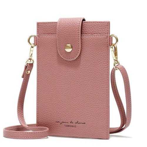 ZF070 Female Crossbody Mobile Phone Bag New Fashion Wallet Mini Niche Thin PU Leather Shoulder Bag
