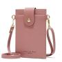 ZF070 Female Crossbody Mobile Phone Bag New Fashion Wallet Mini Niche Thin PU Leather Shoulder Bag