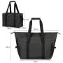 Factory spot large capacity folding deformation Oxford cloth insulation bag Cold bag picnic bag