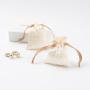 Wholesale  Custom Logo Silk Satin Pocket Drawstring Small Necklace Gem Package Recyclable Jewelry Bag