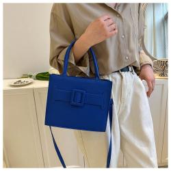 2023 New Fashion High Capacity Shoulder Bag Women's Solid Color Crossbody Bag PU Leather Thread Crossbody Bags For Women