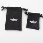 White Suede Microfiber Jewelry Packaging Bag Microfiber Pouch For Packaging