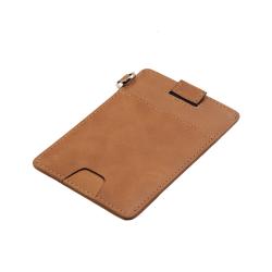 Minimalist front pocket wallet rfid blocking nice synthetic leather thin id credit card holder