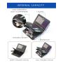 ZWY272 Wholesale Men Vintage Short Wallet New PU Multi-card Waterproof Money Clip Daily Lightweight Practical Zipper Card Case