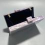 Custom Fashion  Pearlescent Acrylic  Chain Female  Box Clutches Evening Luxury acrylic Evening Clutch