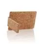 Custom Cork Leather Credit Card Holder Wallet Slim RFID Blocking Magnetic Card Holder